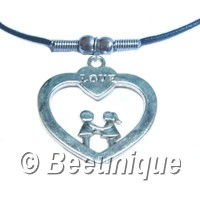 Couple Love Heart Necklace